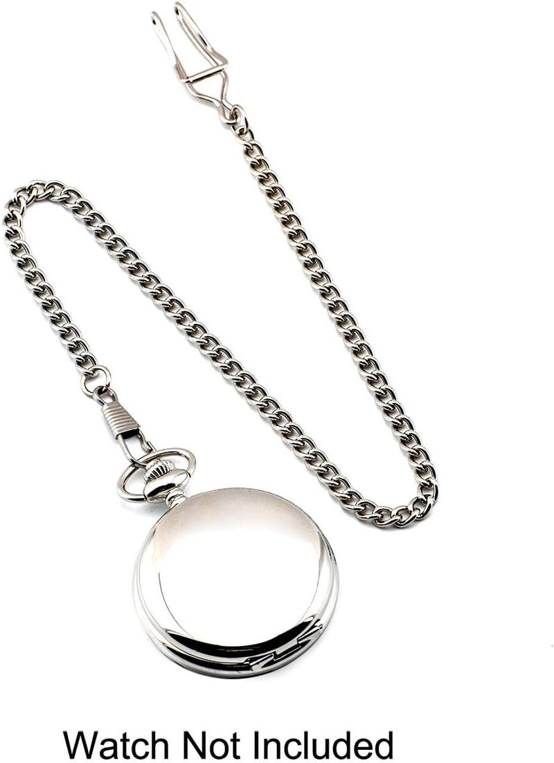 BoShiYa Pocket Watch Chains for Men Vintage Metal Albert Vest Chain Accessories/Color: Gold/Silver/Black/Bronze - Image 2